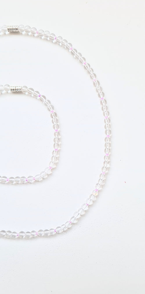 Breathe of Lavender - Necklace & Bracelet Set | Light of Bloom