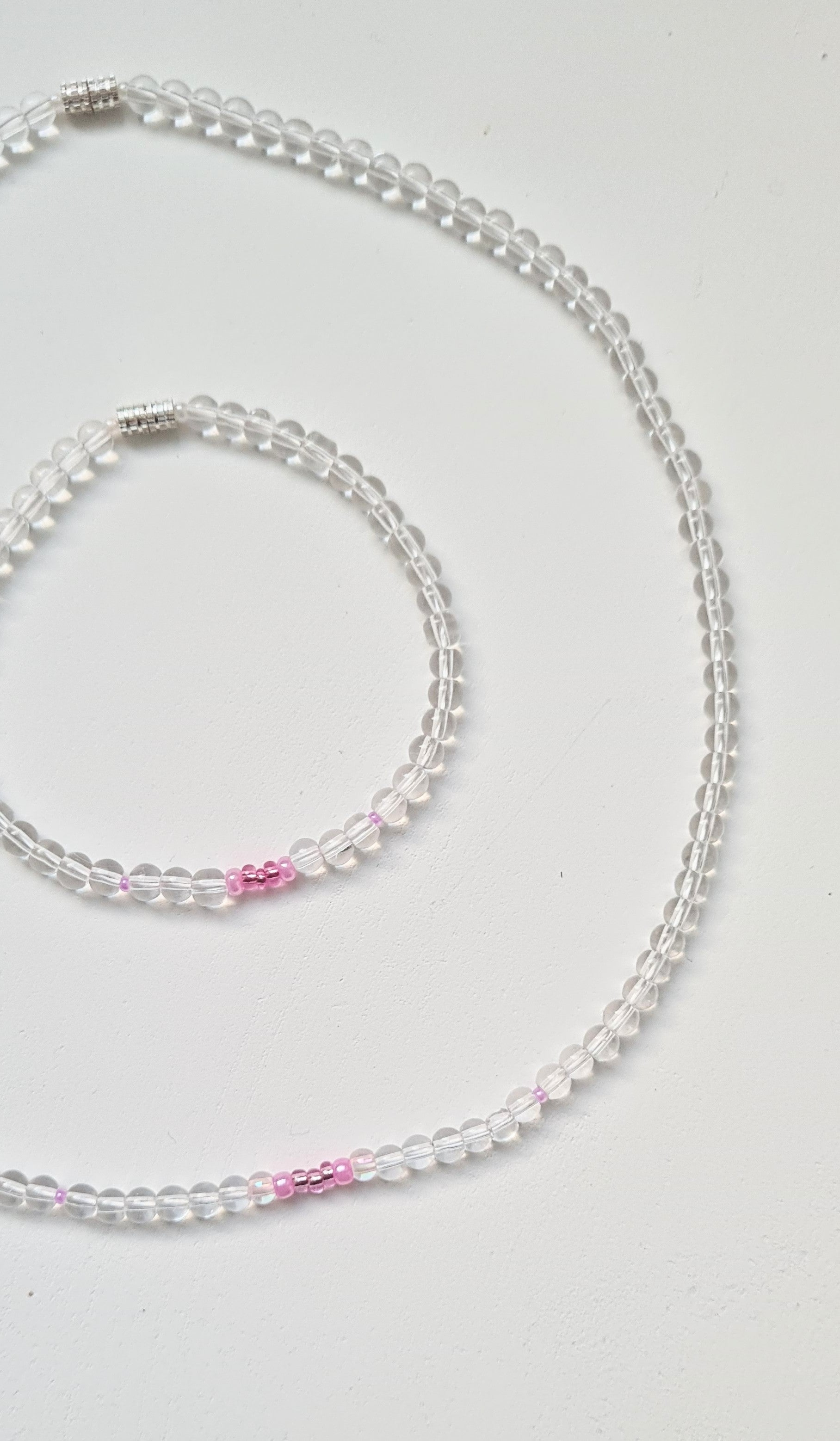 Pulsing Raspberry Necklace & Bracelet Set | The Light of Bloom