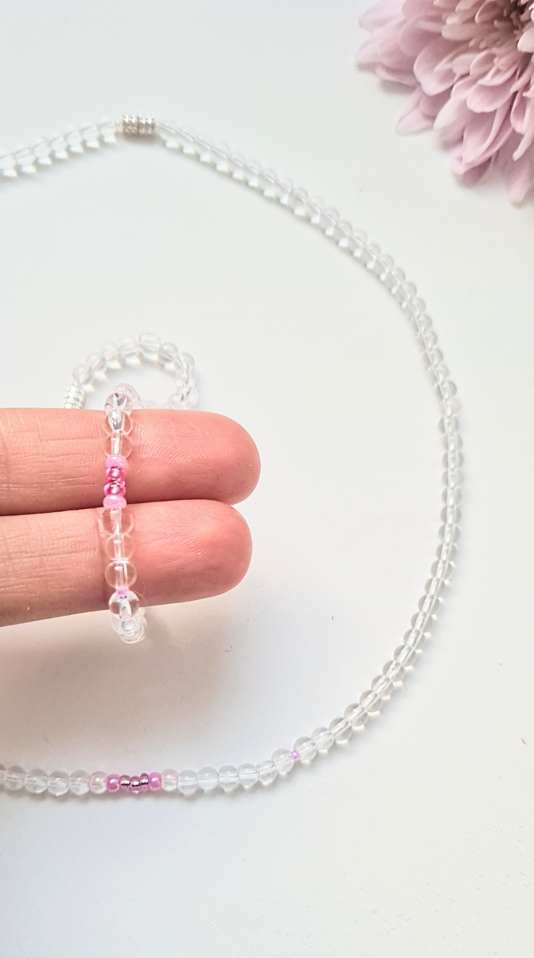Pulsing Raspberry Necklace & Bracelet Set | The Light of Bloom
