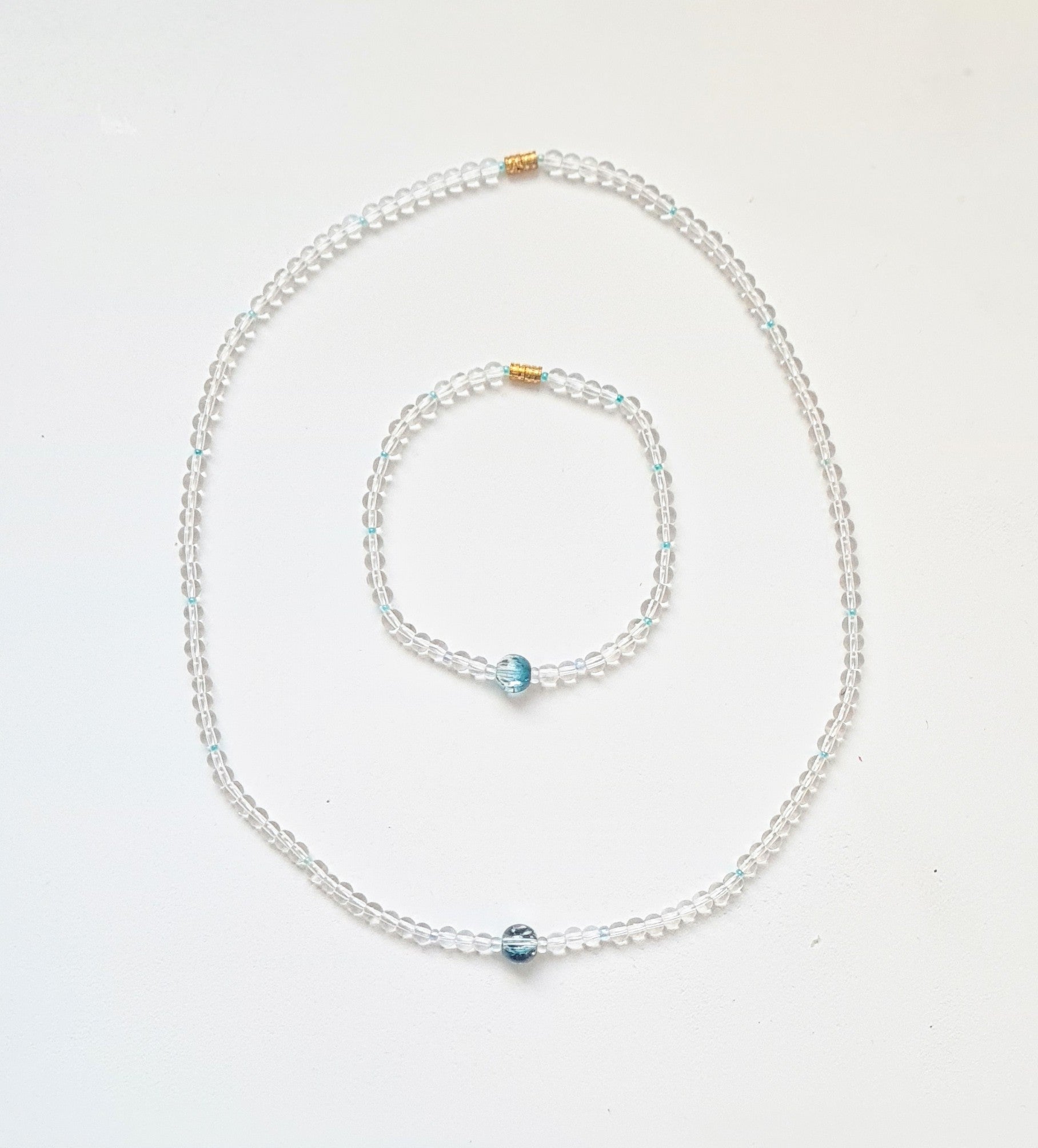 Ocean Waves – Necklace & Bracelet Set | The Light of Bloom