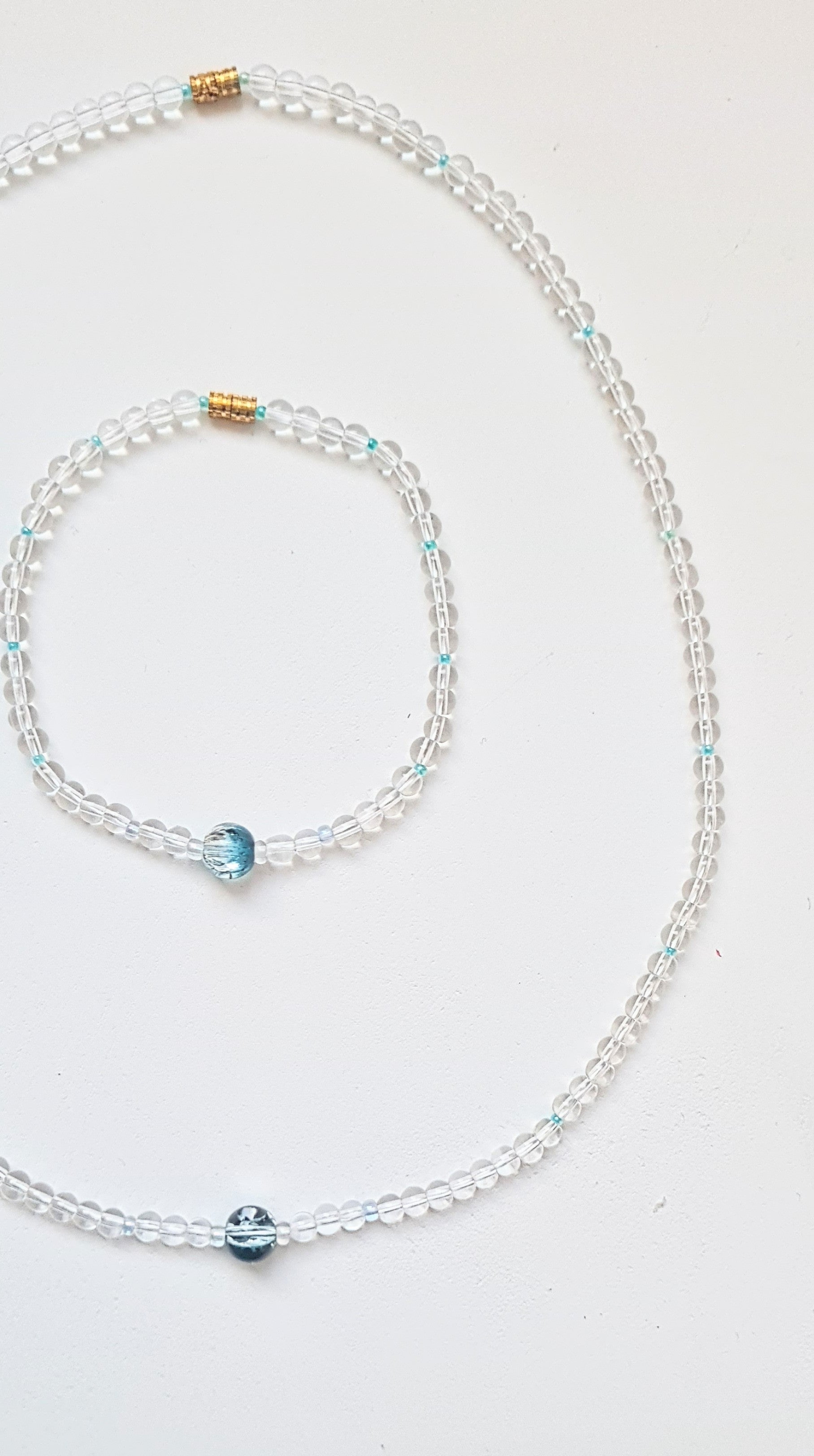 Ocean Waves – Necklace & Bracelet Set | The Light of Bloom