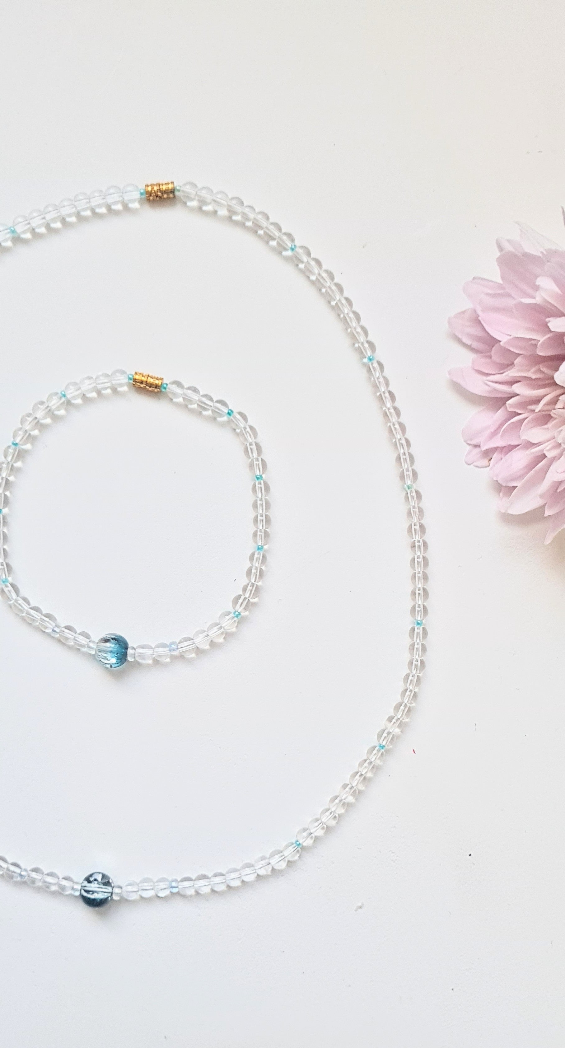 Ocean Waves – Necklace & Bracelet Set | The Light of Bloom