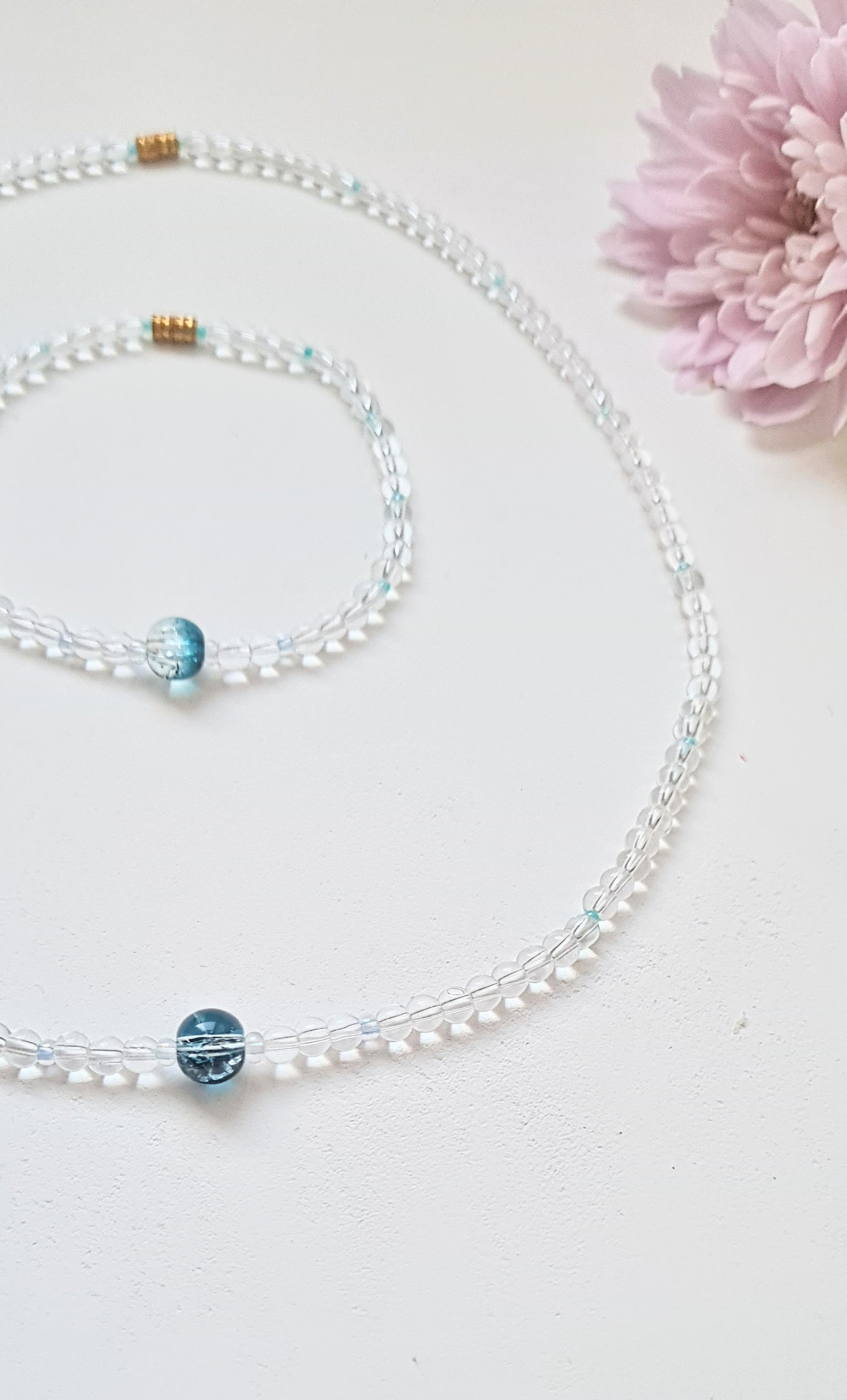Ocean Waves – Necklace & Bracelet Set | The Light of Bloom