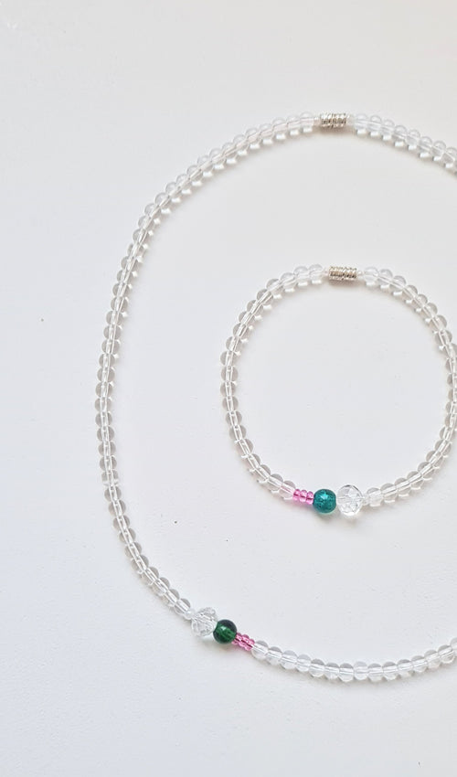 Je ne sais quoi Necklace & Bracelet Set | The Light of Bloom