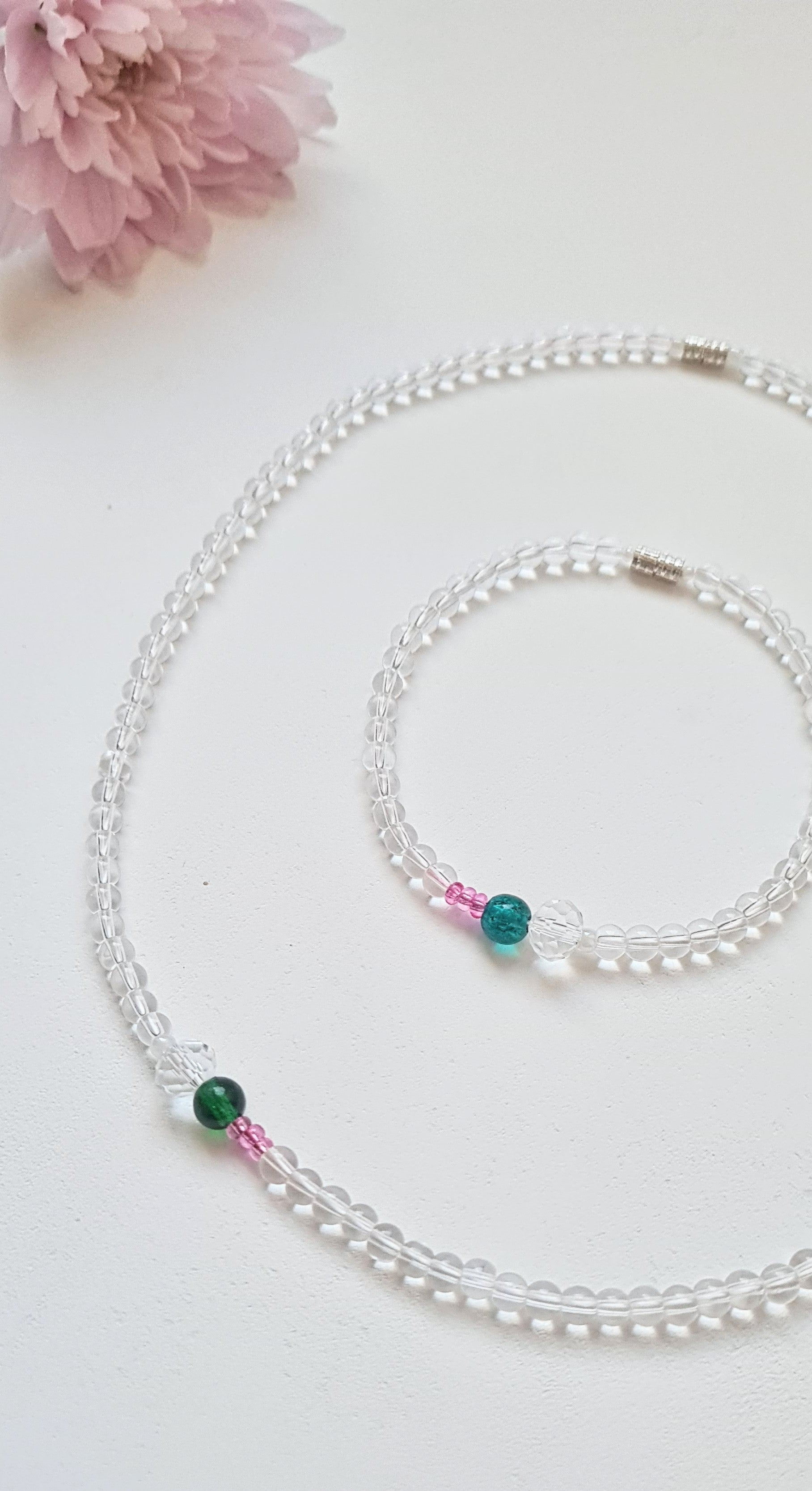 Je ne sais quoi Necklace & Bracelet Set | The Light of Bloom