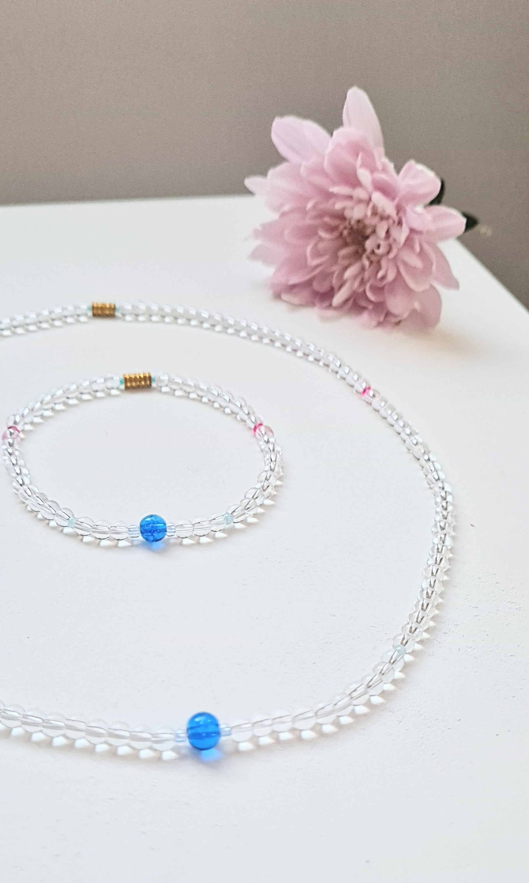 Your Highness – Royal Blue Necklace & Bracelet Set | The Light of Bloom
