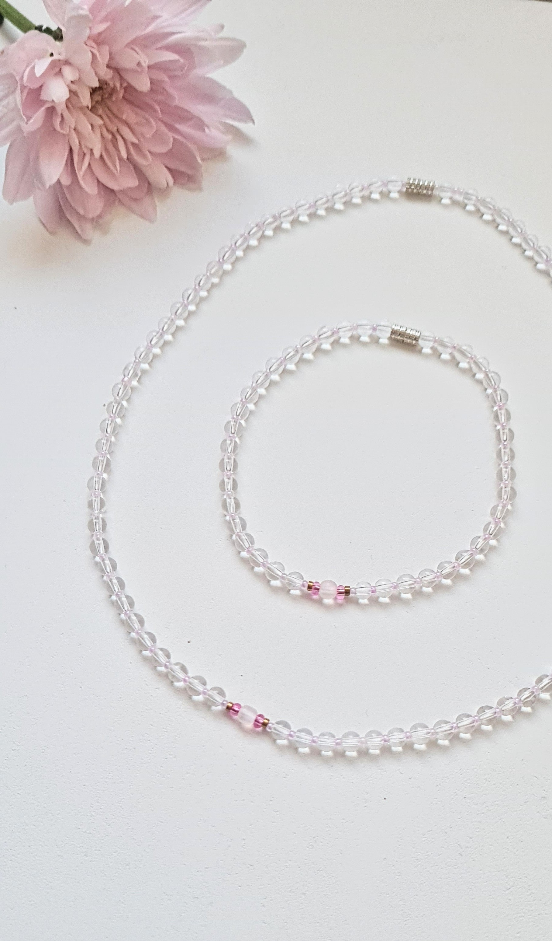 Glowing – Necklace & Bracelet Set |The Light of Bloom