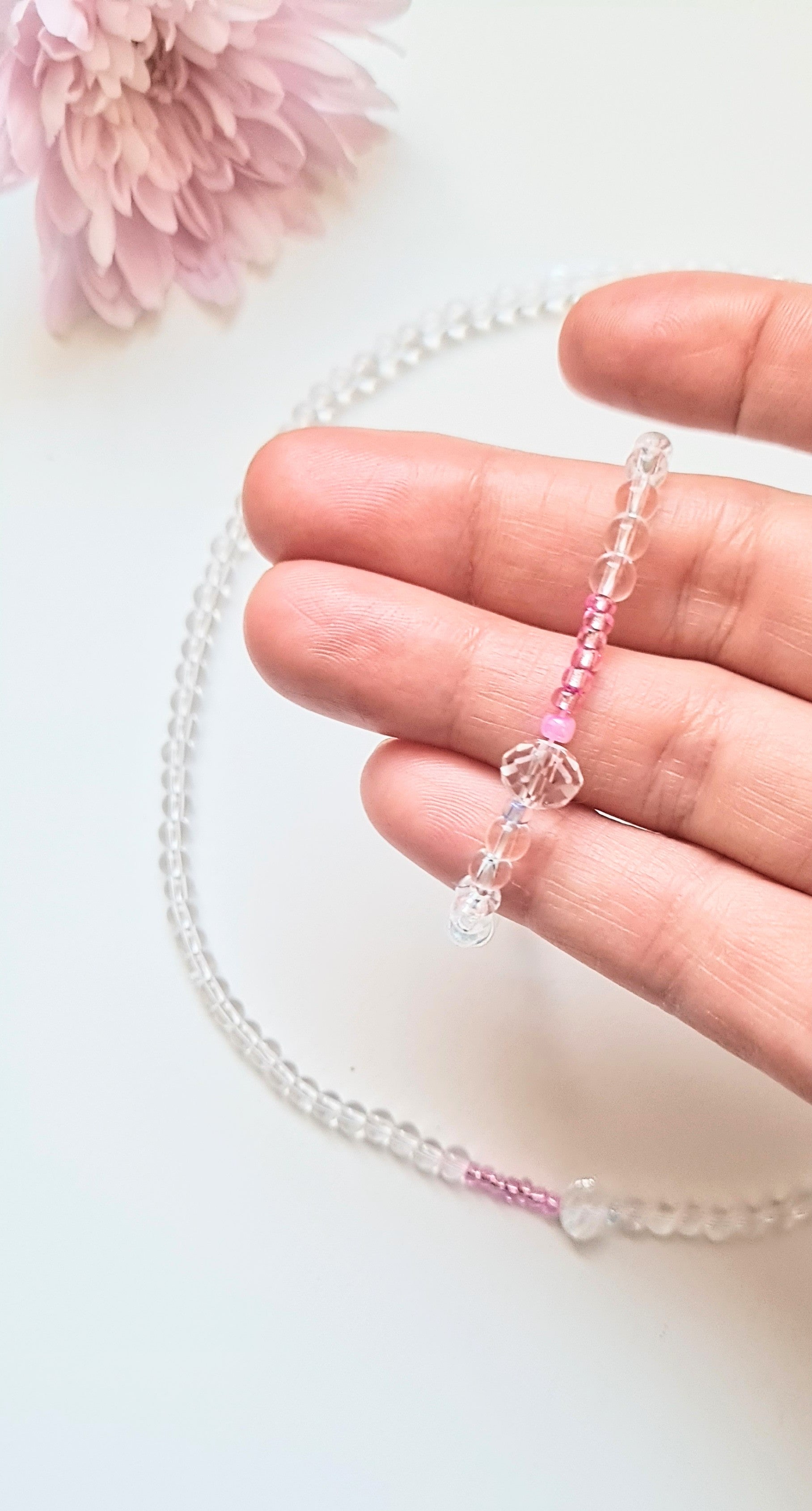 Crystal Rose – Necklace & Bracelet Set!| The Light of Bloom