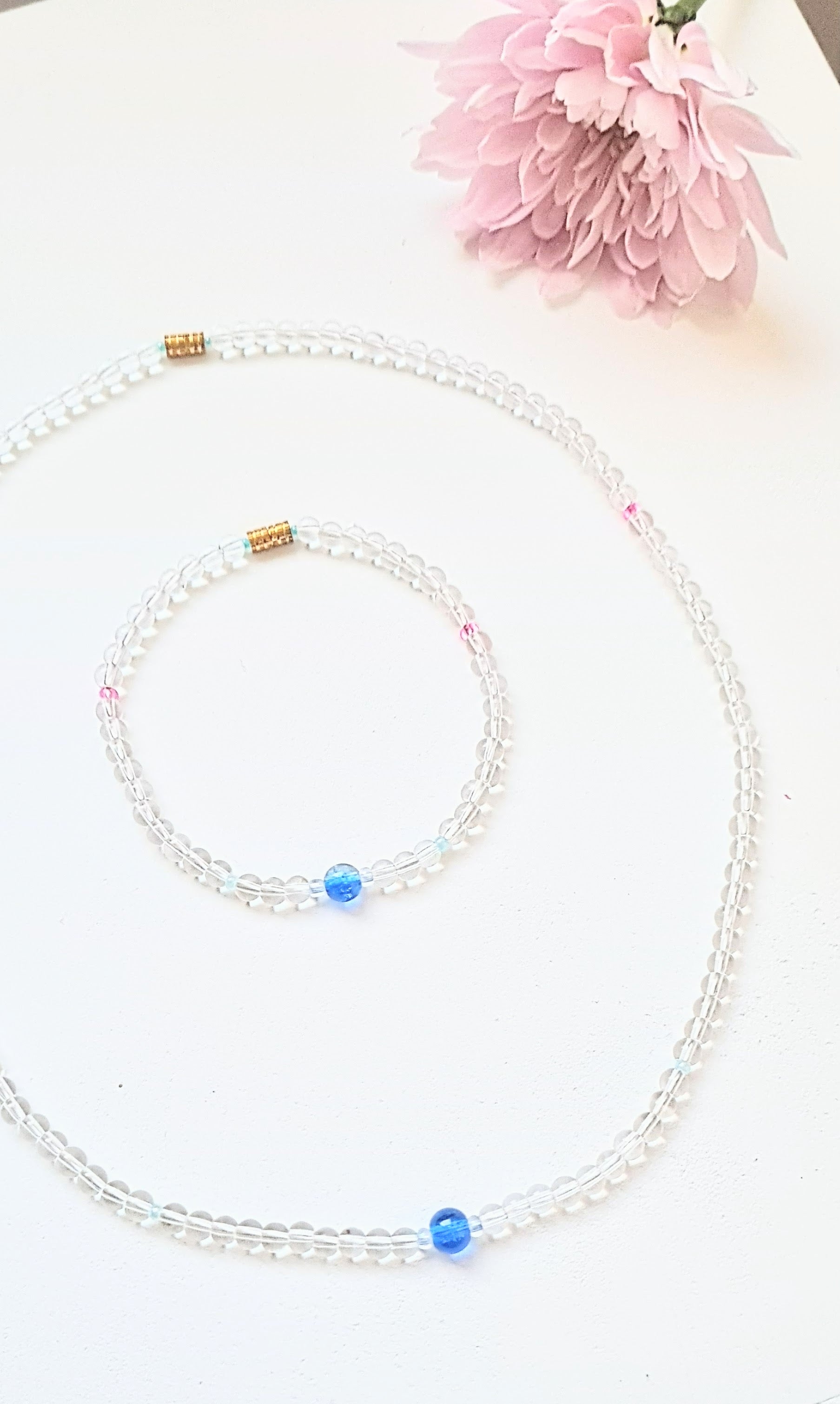 Your Highness – Royal Blue Necklace & Bracelet Set | The Light of Bloom